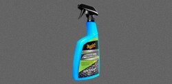 A blue spray bottle of Meguiar's® Hybrid Ceramic Wax.